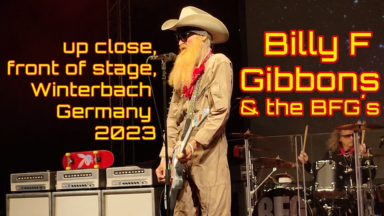 Billy F Gibbons (from ZZTop) & the BFGs FulllConcert live 2023 Winterbach Germany #billyfgibbons