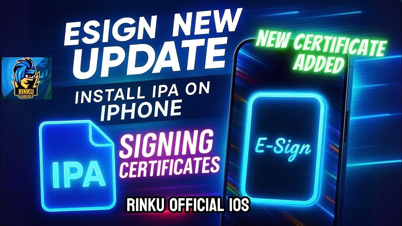 NEW Esign Update | Install IPA Files on iPhone/iPad WITHOUT Computer Esign download