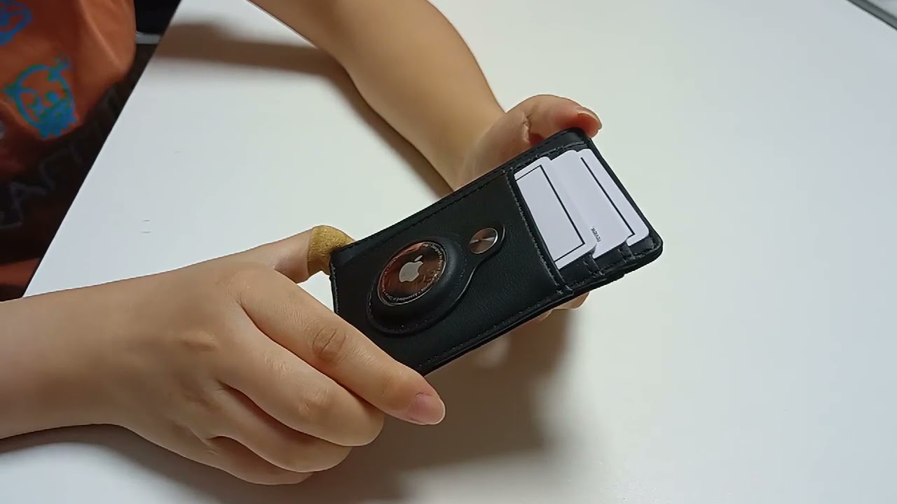 How to  put an AirTag into a wallet