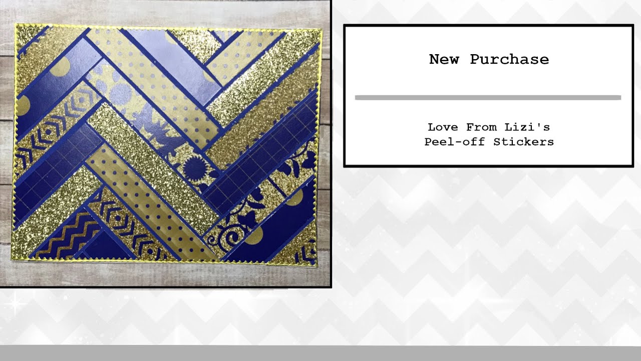 Love From Lizi Peel-off Stickers + 1 card