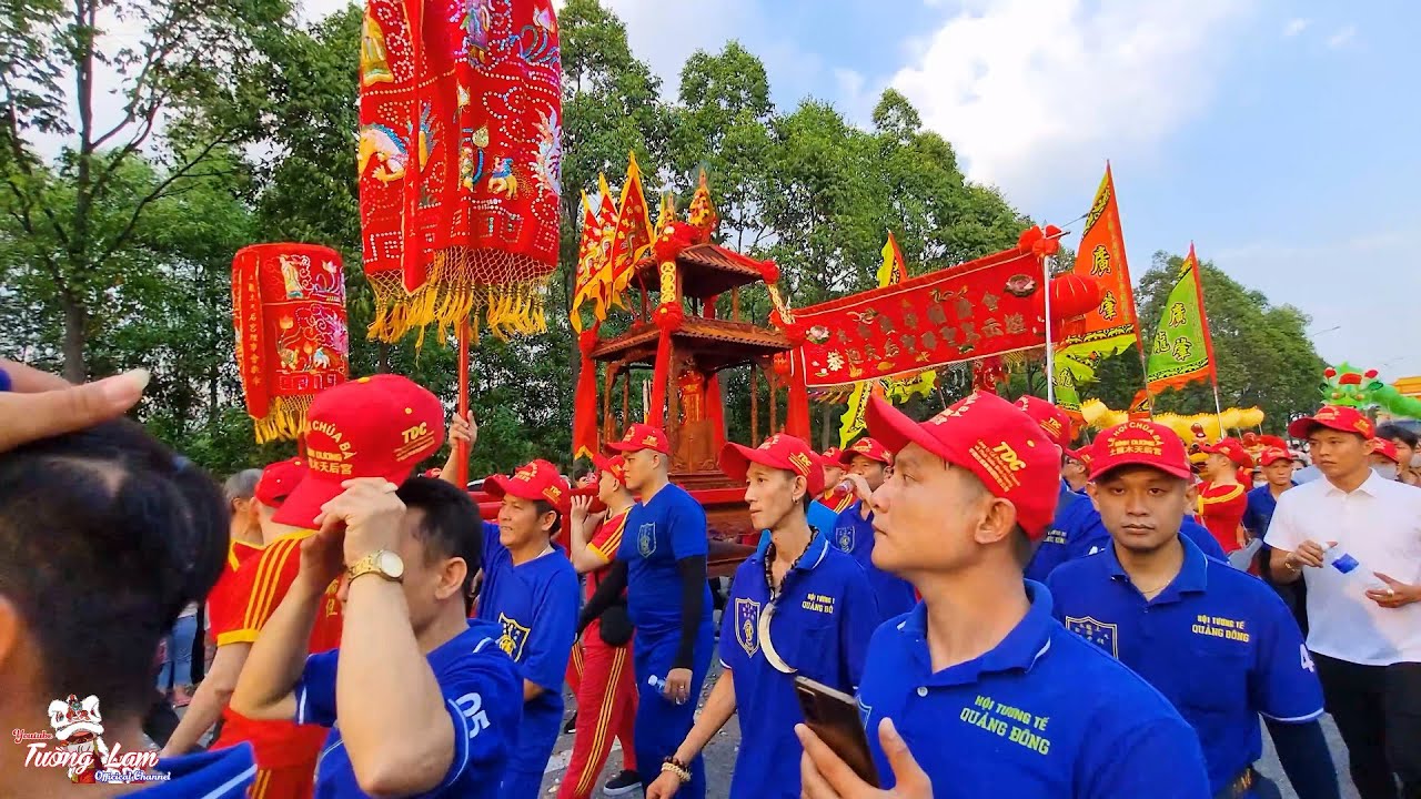 Lễ Rước Cộ Bà Thiên Hậu Thánh Mẫu Thành Phố Mới Bình Dương 2024 - Múa Lân Sư Rồng