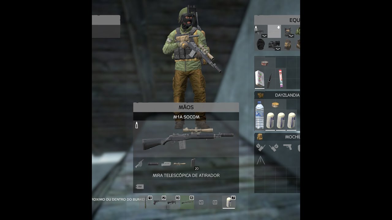 M1A SOCOM 1 TIRO 1 QUEDA