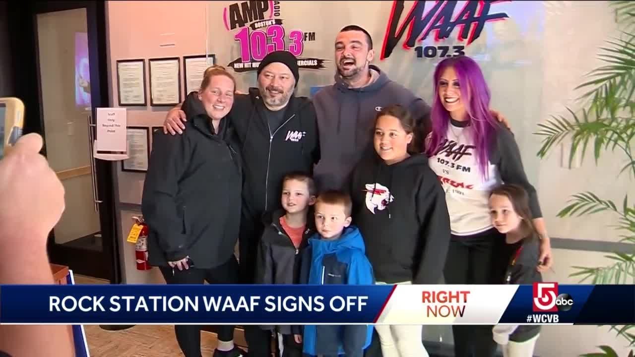 Inside rock station WAAF's final day on the Boston airwaves
