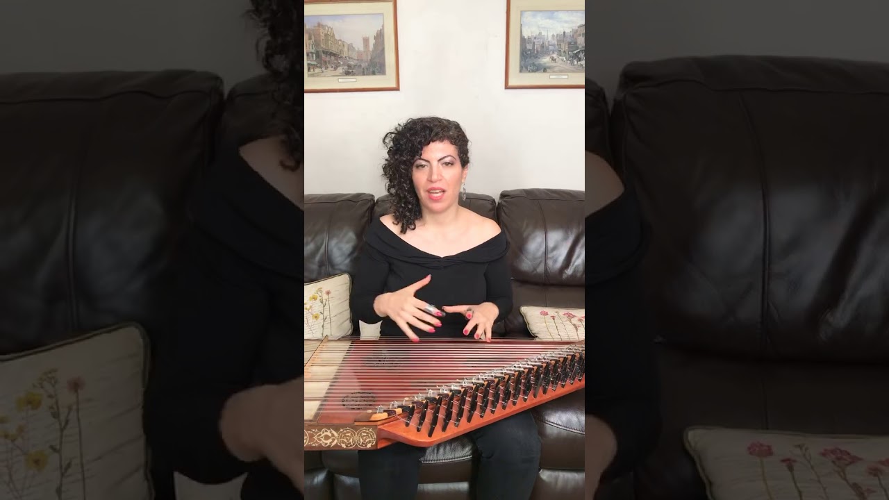 Arabic style Qanun ornamentation techniques