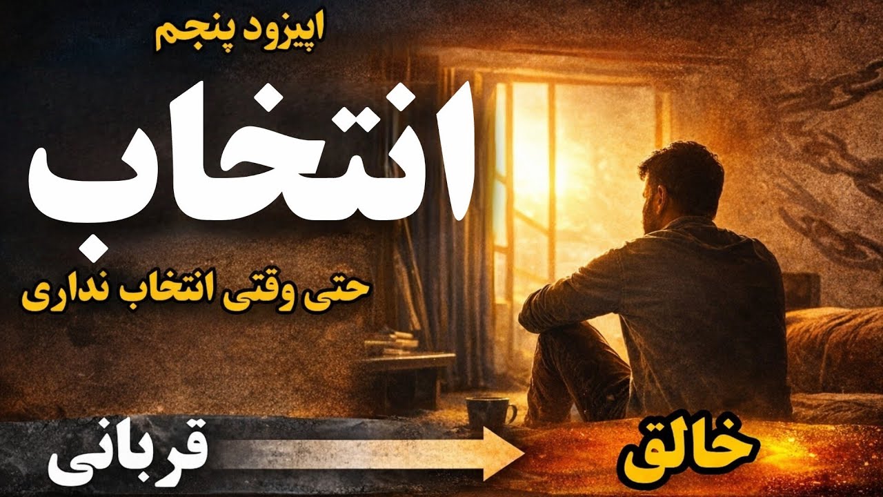 تو همیشه انتخاب داری،حتی وقتی فکر می‌کنی انتخابی نداری
