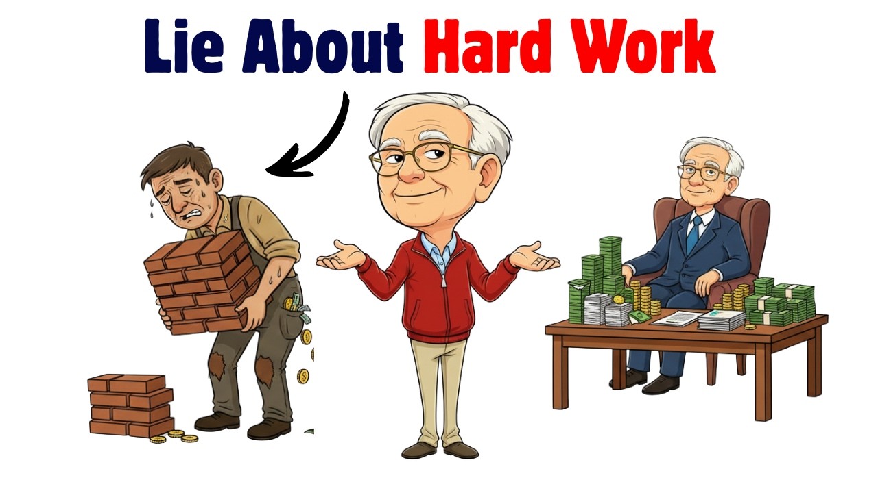 The Lie About Hard Work That's Keeping You Broke(Warren Buffett Knew This)