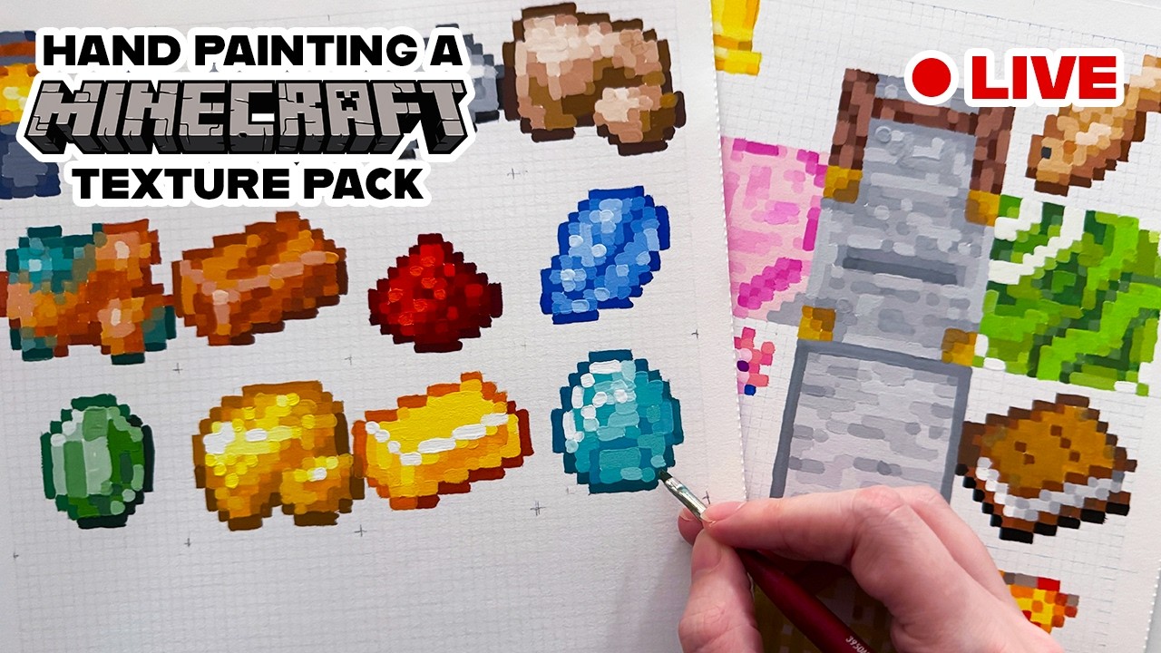 Paint Minecraft with EdgeCase LIVE! I'M BACKKKK!