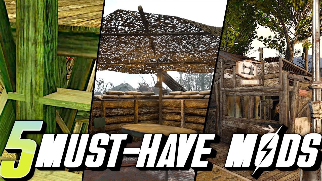 5 BEST Fallout 4 Settlement Mods for PC & XBOX! - My FAVOURITE Settlement Mods!