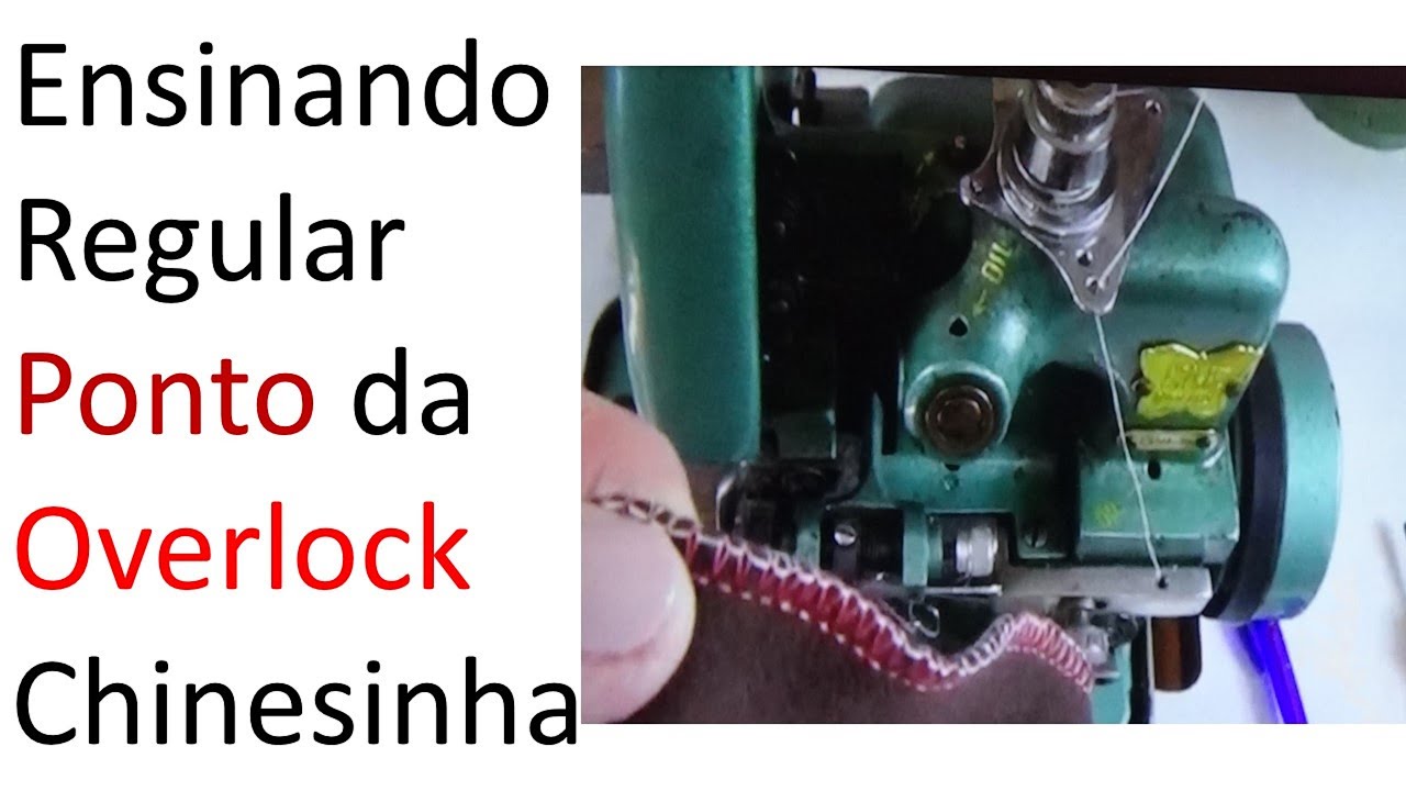 Como regular o ponto da máquina overlock , para iniciantes da costura