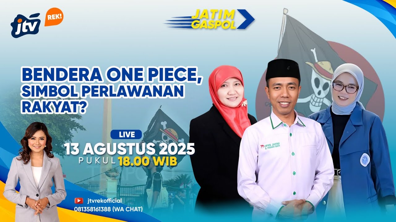 JATIM GASPOL "BENDERA ONE PIECE SIMBOL PERLAWANAN RAKYAT?"