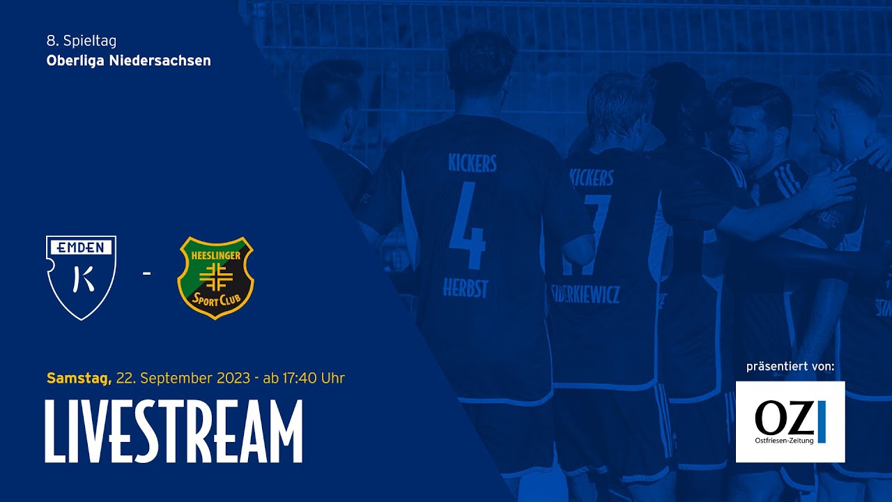 LIVE: Kickers Emden vs. Heeslinger SC