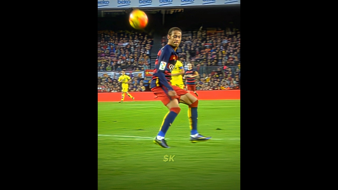 Neymar&rsquo;s stunning goal vs Villarreal 🤩 | #Neymar #Bar&ccedil;a #Villarreal #LaLiga #Puskas #Football