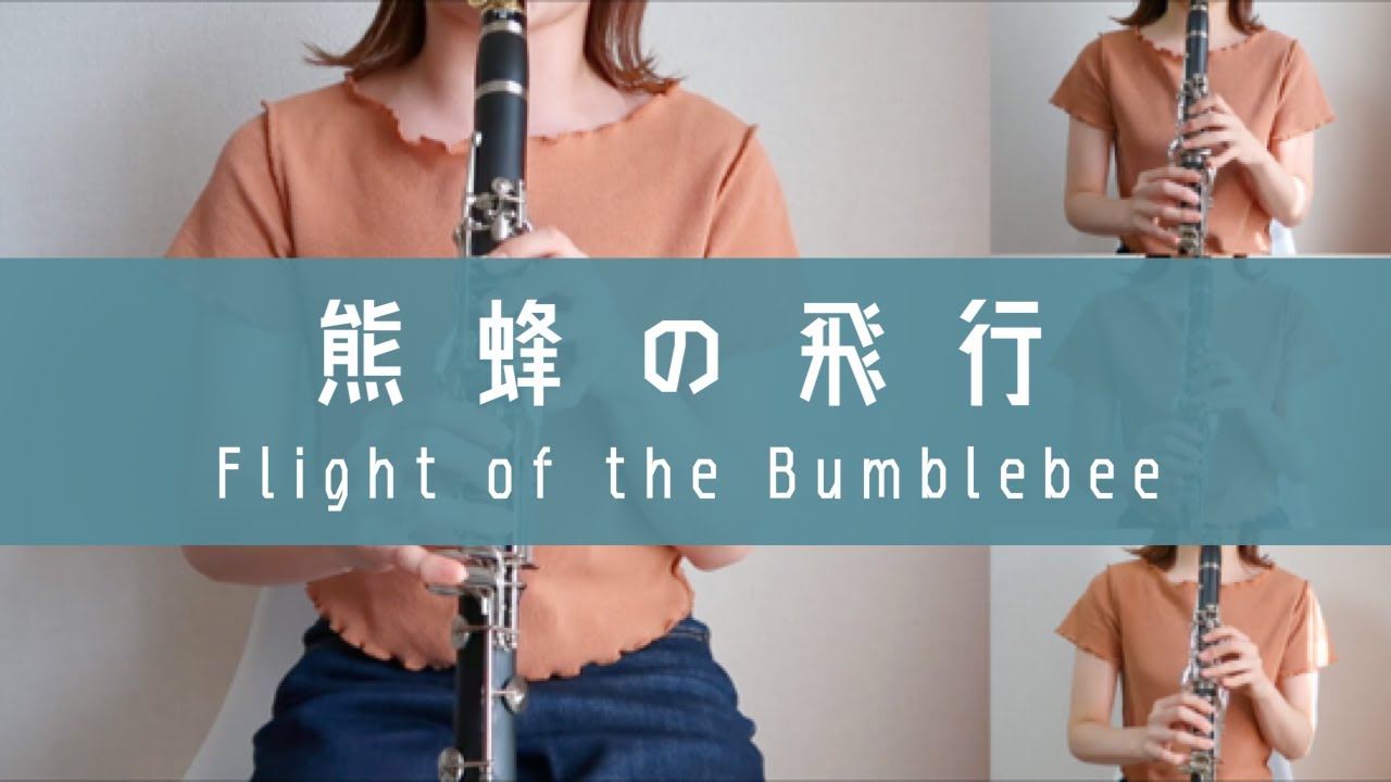 【超絶技巧】二万円のC管クラリネットで『熊蜂の飛行』演奏してみた - Flight of the Bumblebee -