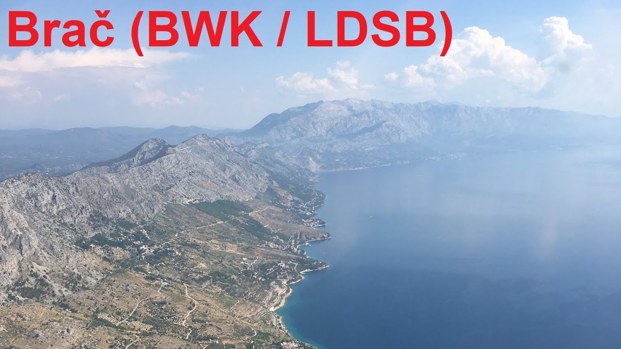 Flying to the beach on the weekend  - Brač Island  (BWK/LDSB) via Bosnia-Herzegovina (LQSB)
