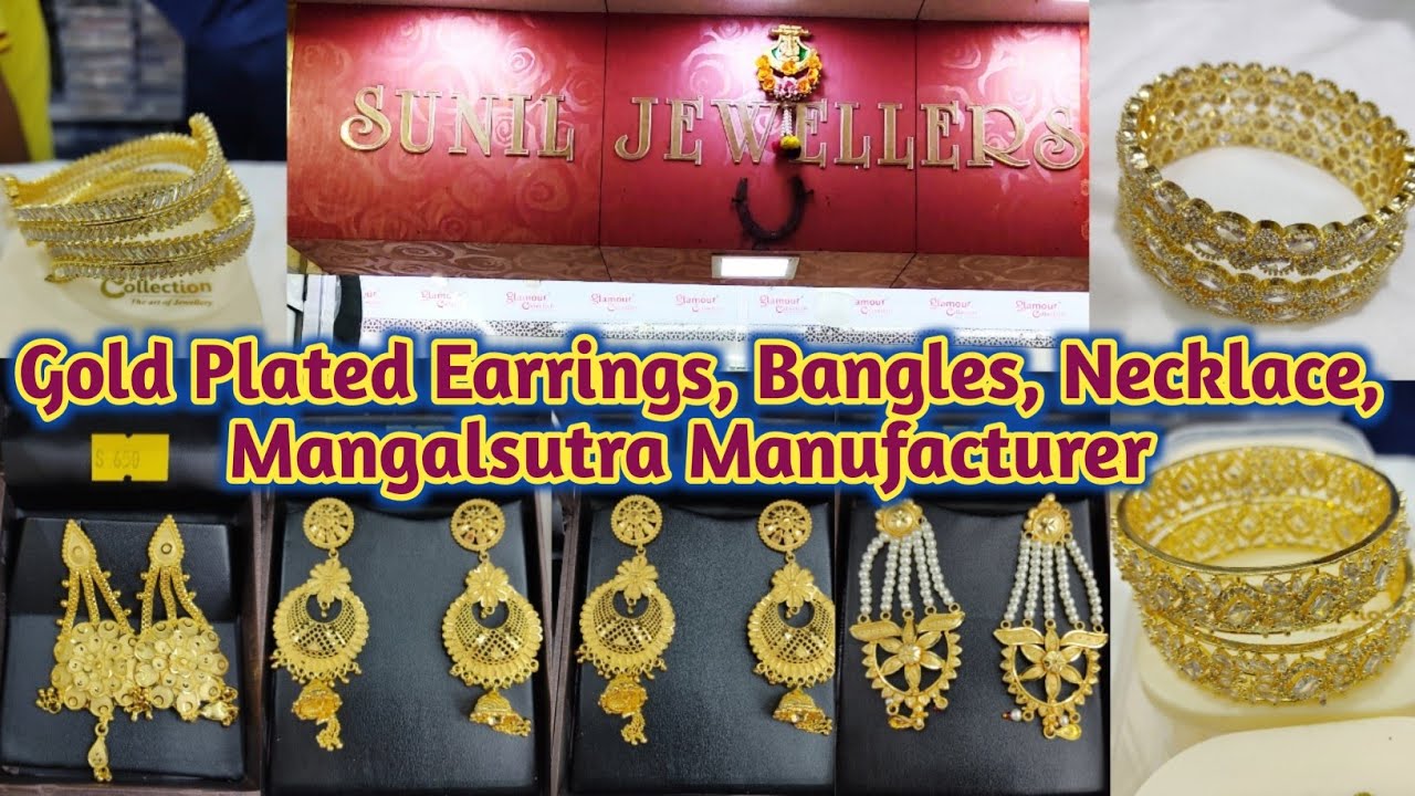 Biggest Gold Plated Bangles, Earrings, Mangal Sutra, Necklace Manufacturer in Kolkata l