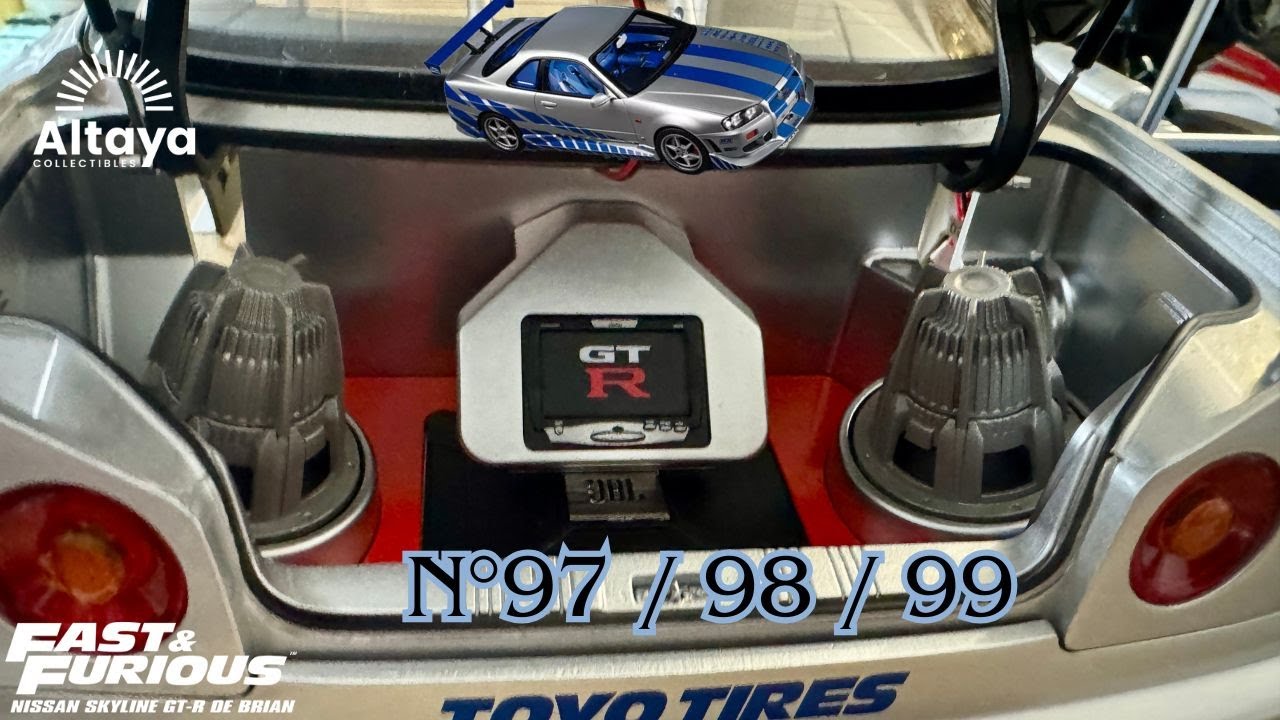 N°97 & 98 & 99 Nissan Skyline GT-R de Brian O’Connor ! Altaya