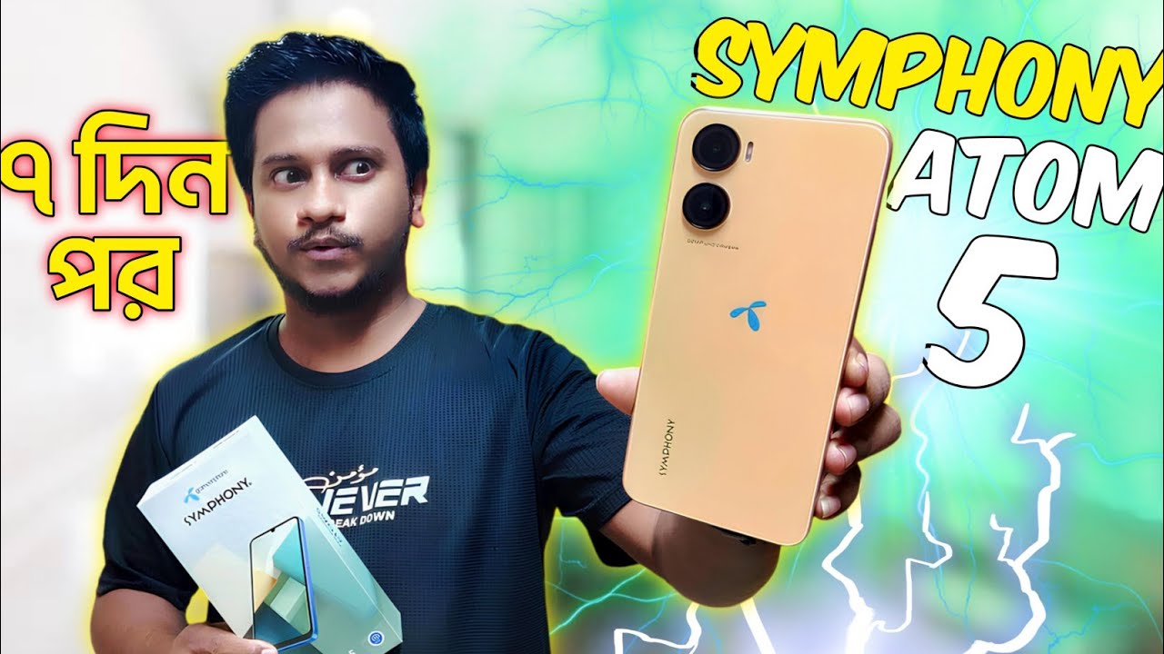 Symphony Atom 5 || ৮৫০০ টাকায় দারুন ফোন - Symphony Atom 5 Full Review || Mobile Bari.