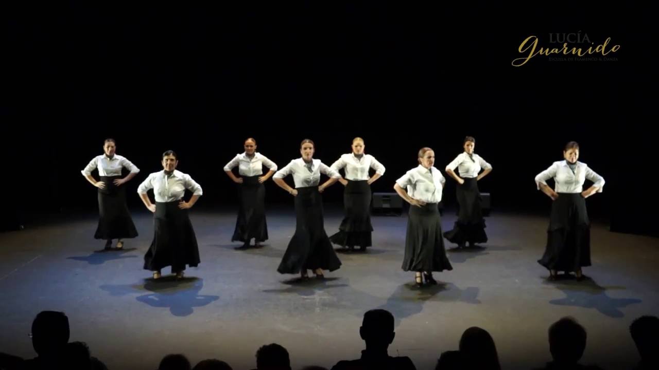 Flamenco principiantes  Fandangos de Huelva. Fin de Curso 2016. Escuela de Flamenco Lucía Guarnido