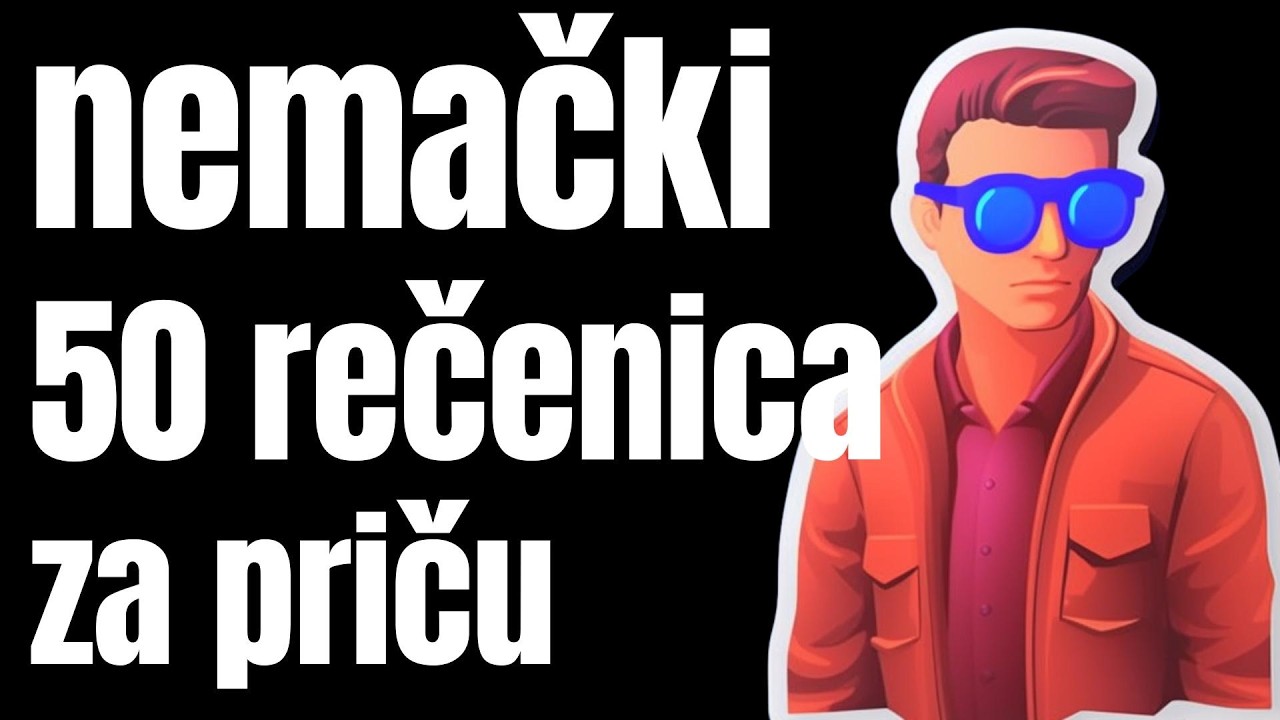 NEMAČKI - 50 REČENICA ZA KONVERZACIJU - GRAMATIKA I VOKABULAR NEPRIMETNO