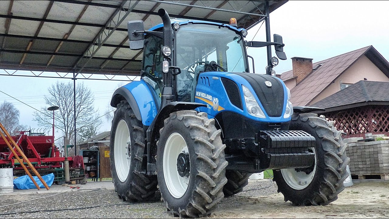 Nowy nabytek  New Holland T5.100 oraz pług Agro Masz