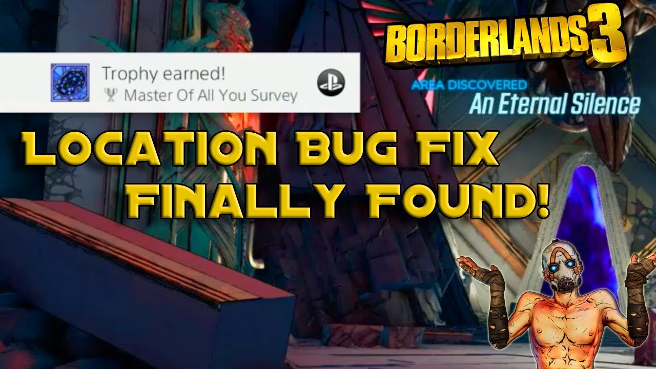 TRUE FIX for Borderlands 3 Trophy | Master of All You Survey | Bugged / Fix (UPDATED COMMENTARY)