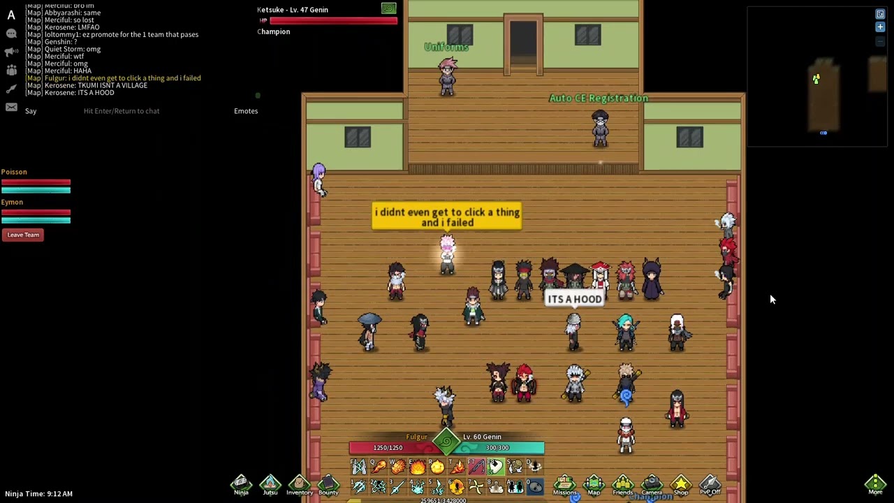 Nin Online - Fastest Chunin Exam in History
