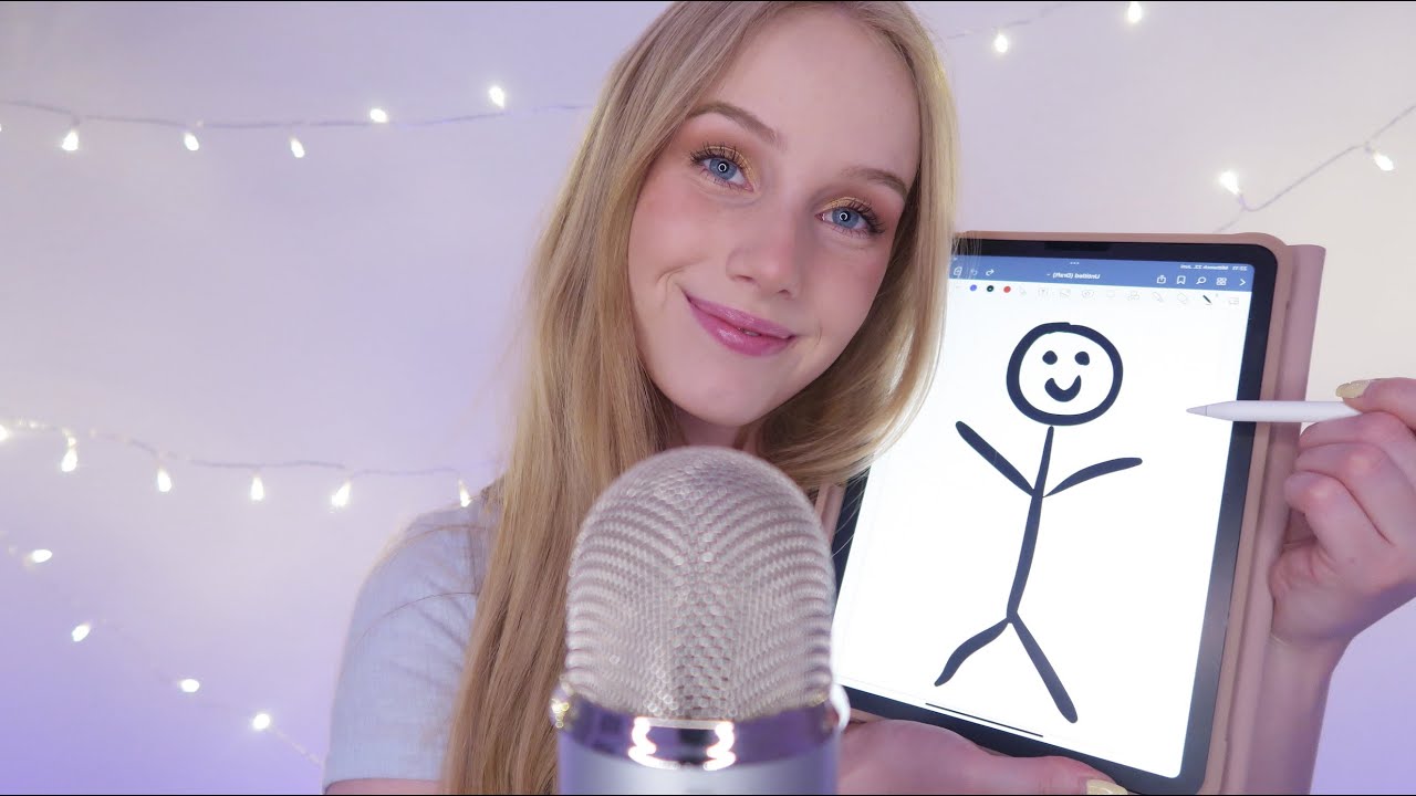 ASMR - Ich zeichne dich 👩🏼‍🎨🖌💕  (mit Tablet) |RelaxASMR