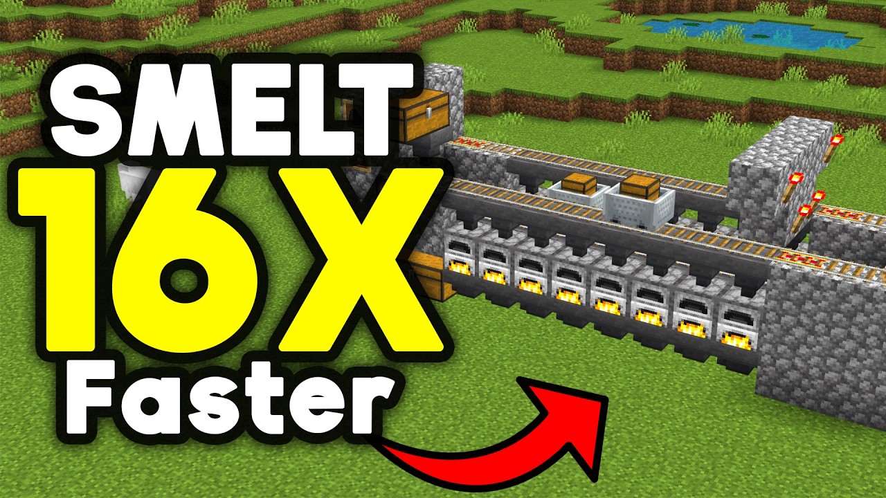 Best Super Smelter Minecraft Bedrock 1.21 (2025)