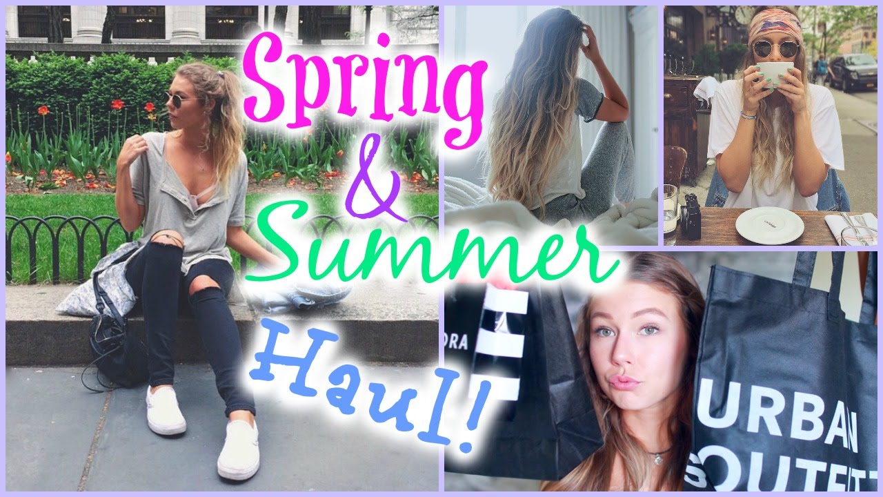 Spring/Summer Haul + Huge Fashion Giveaway! // Brandy Melville, Urban Outfitters & more!