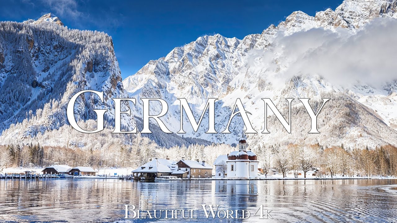 Germany 4K | Winter Magic of Snowy Alpine Villages, Frozen Lakes & Festive Christmas Towns