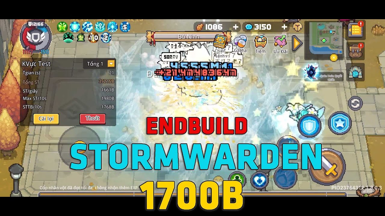 End Build STORMWARDEN 1700B của Thái Puca | SS4 Soul Knight Prequel