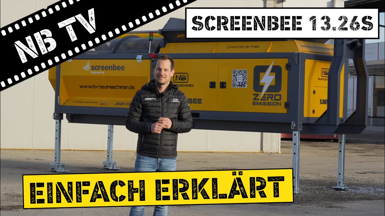 ScreenBee 13.26S | Trommelsiebanlage | NB Baumaschinen