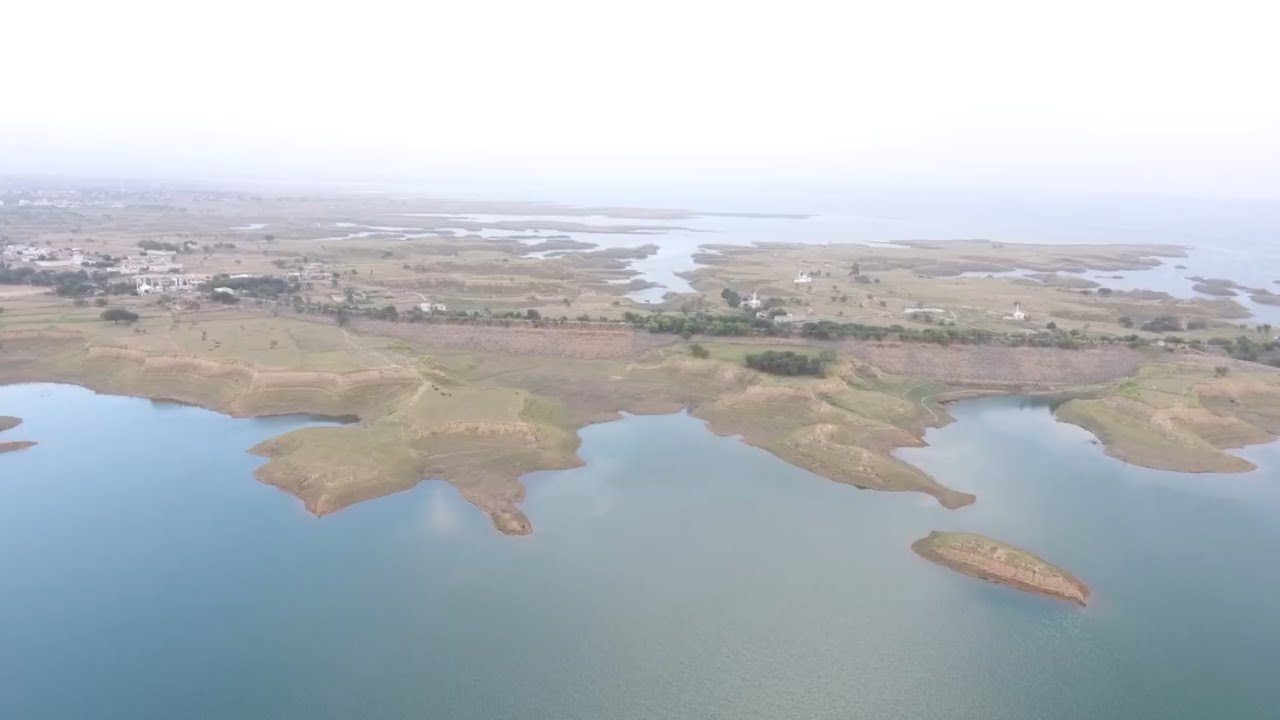 Drone view Panyam Dyke & Mangla Dam || Beautiful village Chakswari azad kashmir