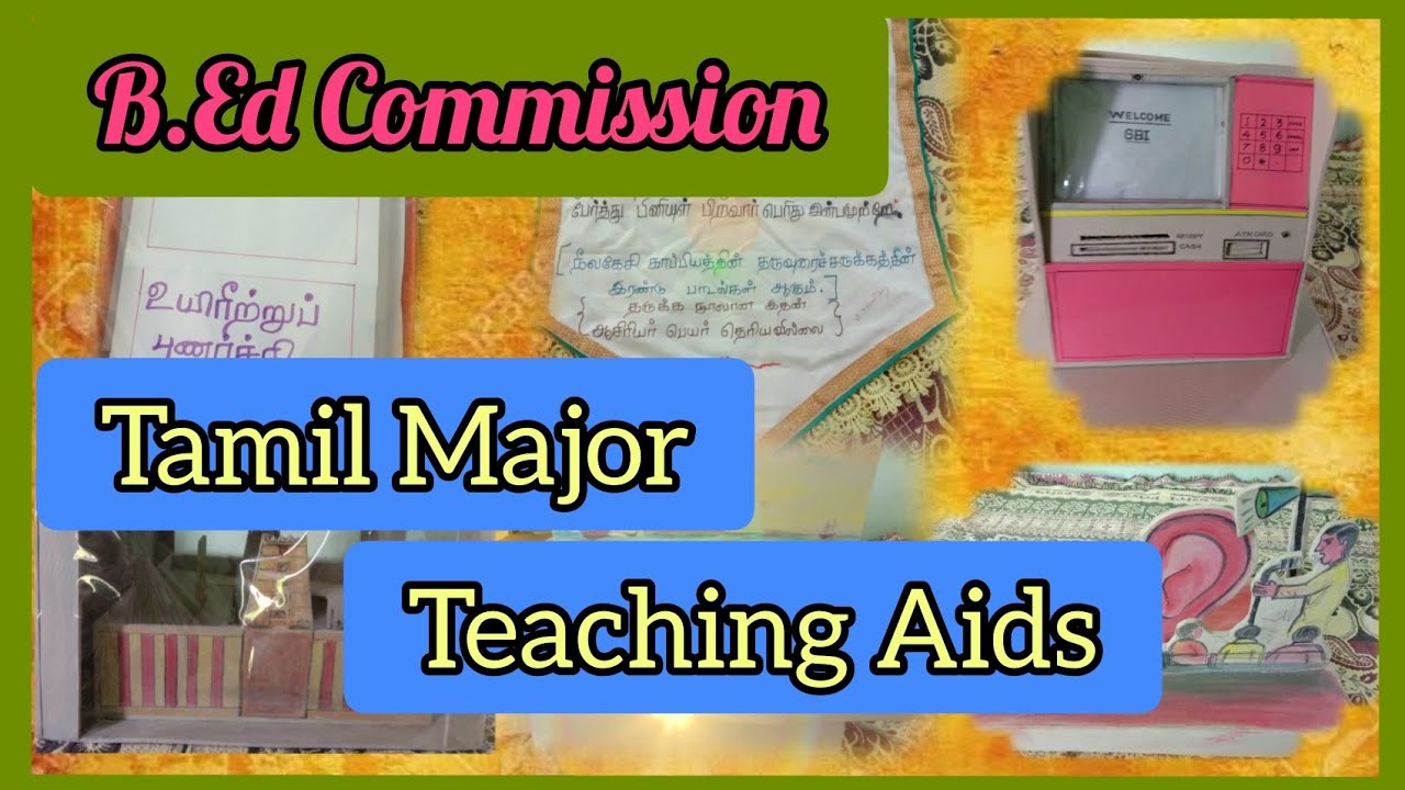 Tamil Teaching Aids | B.Ed Commission | Working & 2D Models for Tamil Major | Educator Keet