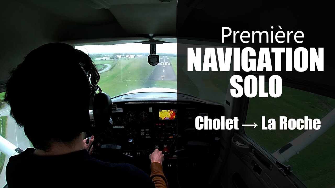 NAV en C152 - Cholet → La Roche en VFR solo. -Gust