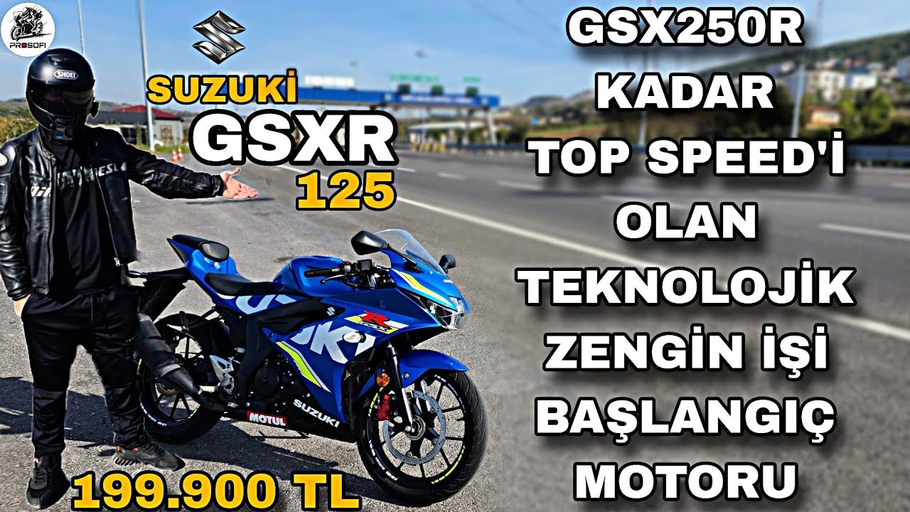 B EHLİYET UYUMLU SUZUKİ GSXR 125 İNCELEME & GSX250R KADAR GİDİYOR ! AYNADA Kİ GÖRÜNTÜ SANKİ 4K VİDEO