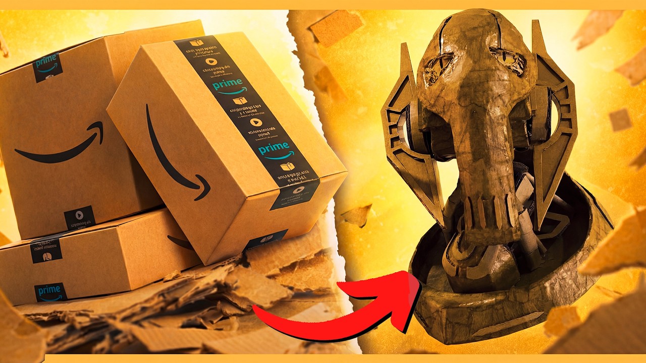 How to build the GENERAL GRIEVOUS HEAD out of Cardboard