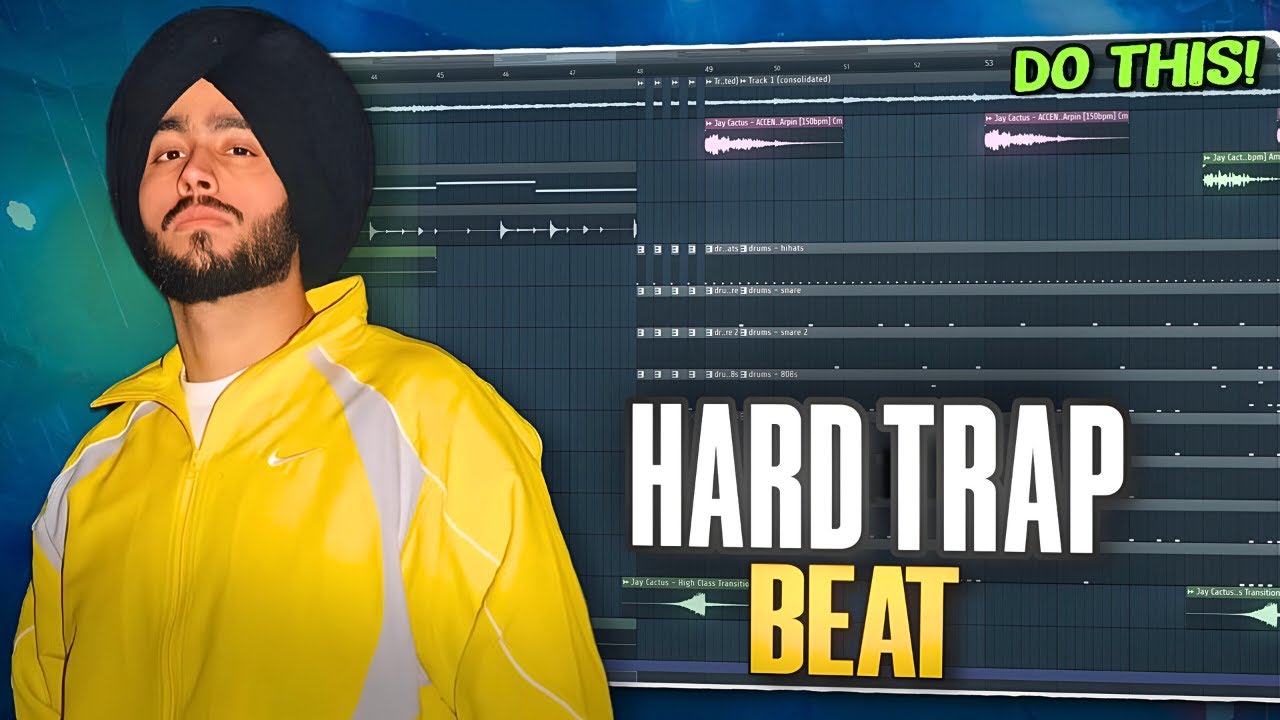 How To Make Hard Trap Beat For Shubh from Scratch in FL Studio (Hindi)