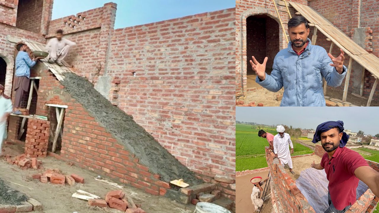 1st Roza Aur Humare  DArE Ki Stairs Aur Top Room Ka Chhat Compete Ho Gya