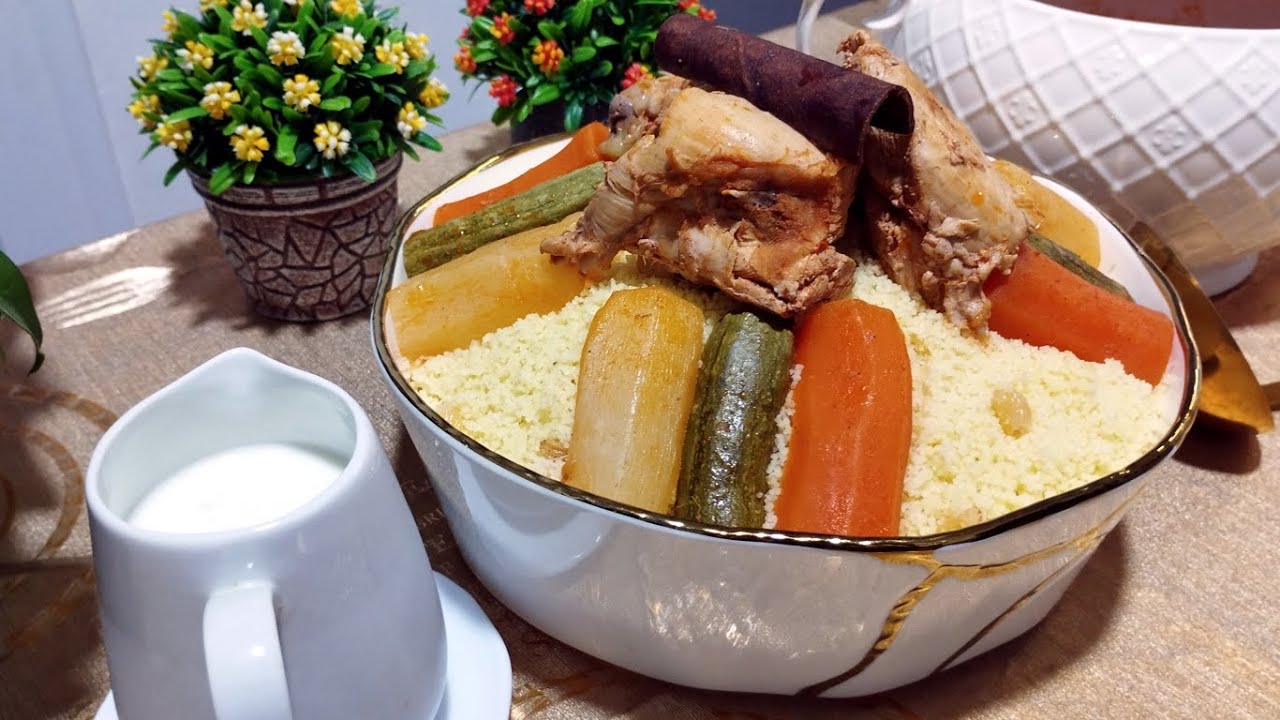 طعام مرقة حمراء بالخضار بنة الأعراس🎉 مع طريقة كسكسي اجيكم خفيف خطوة بخطوة للمبتدئات👌 #اكسبلور #كسكسي