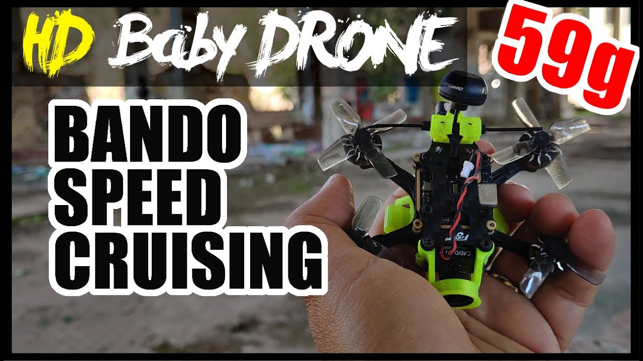 POTENZA DEL DJI FPV SYSTEM SU UN BABY DRONE DI 59 GRAMMI TRA IL CEMENTO // FLYWOO FIREFLY BABY QUAD