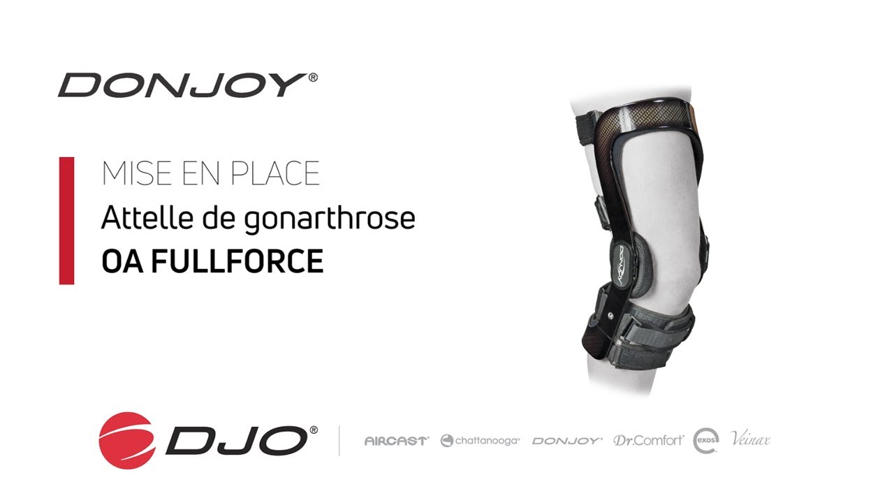Attelle de Gonarthrose DonJoy OA FullForce - Mise en place