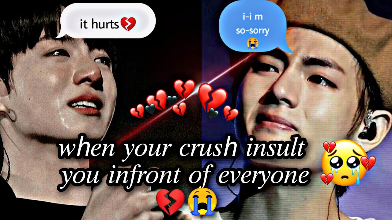 🥺When your crush insult you infront of everyone💔.....||taekook ff||
