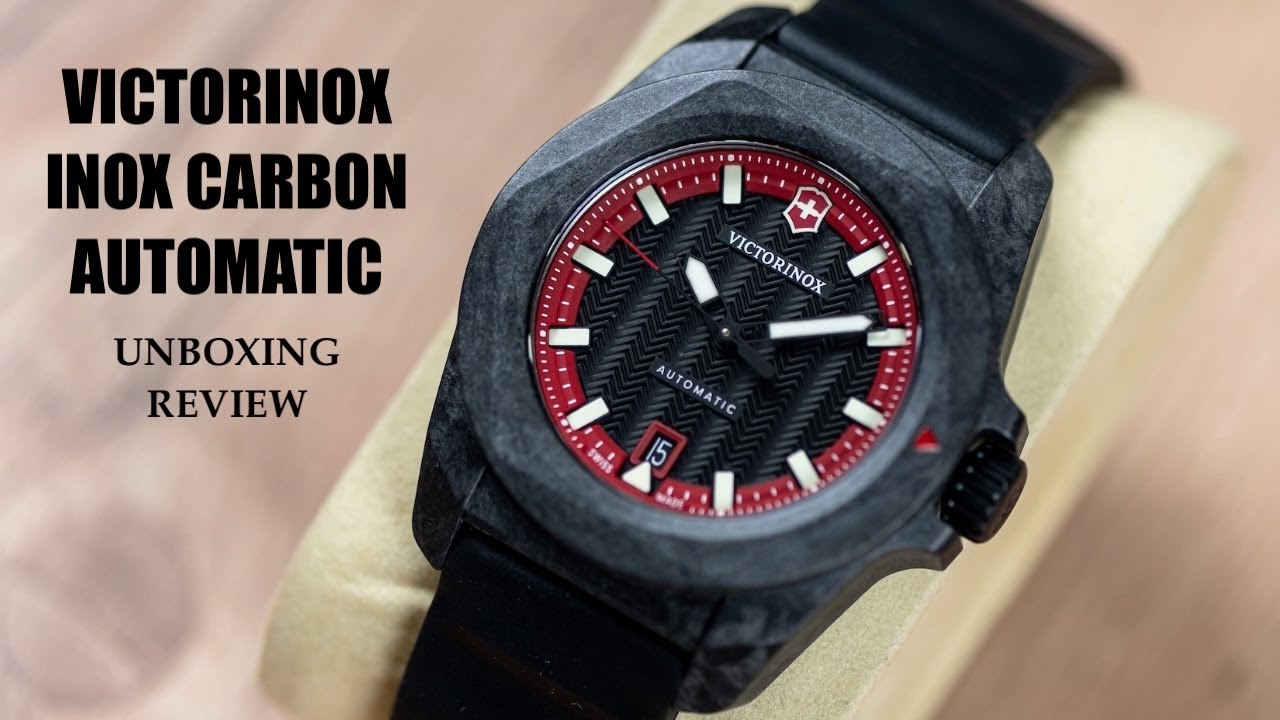 Victorinox Swiss Army Inox Carbon Automatic 242024.1 Watch | Review Valjoux Relogios