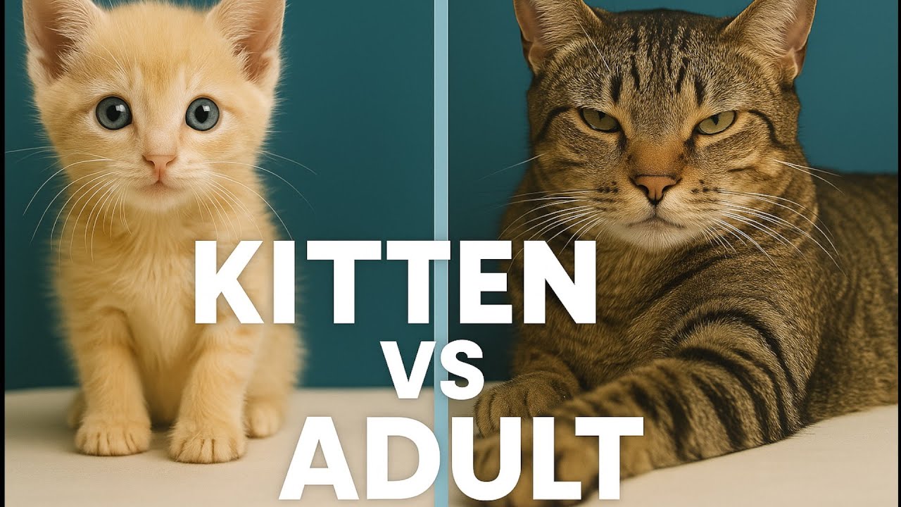 Kitten vs  Adult Cat: What to Expect