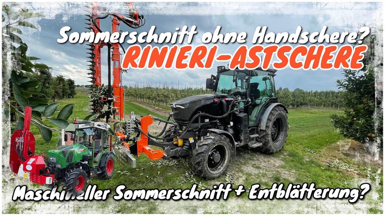 Obsthof Raddatz - Sommerschnitt ohne Handschere? Rinieri Astschere + Entblättern