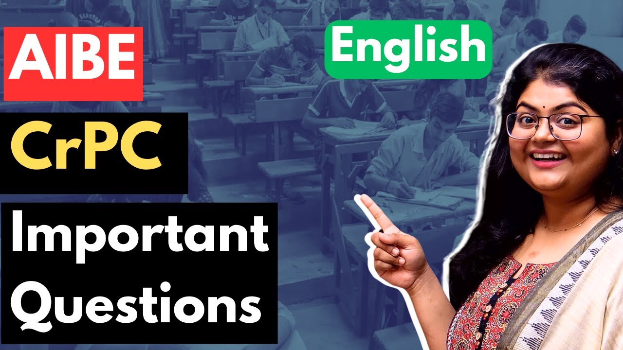 CrPC : AIBE Important Questions  | AIBE 20