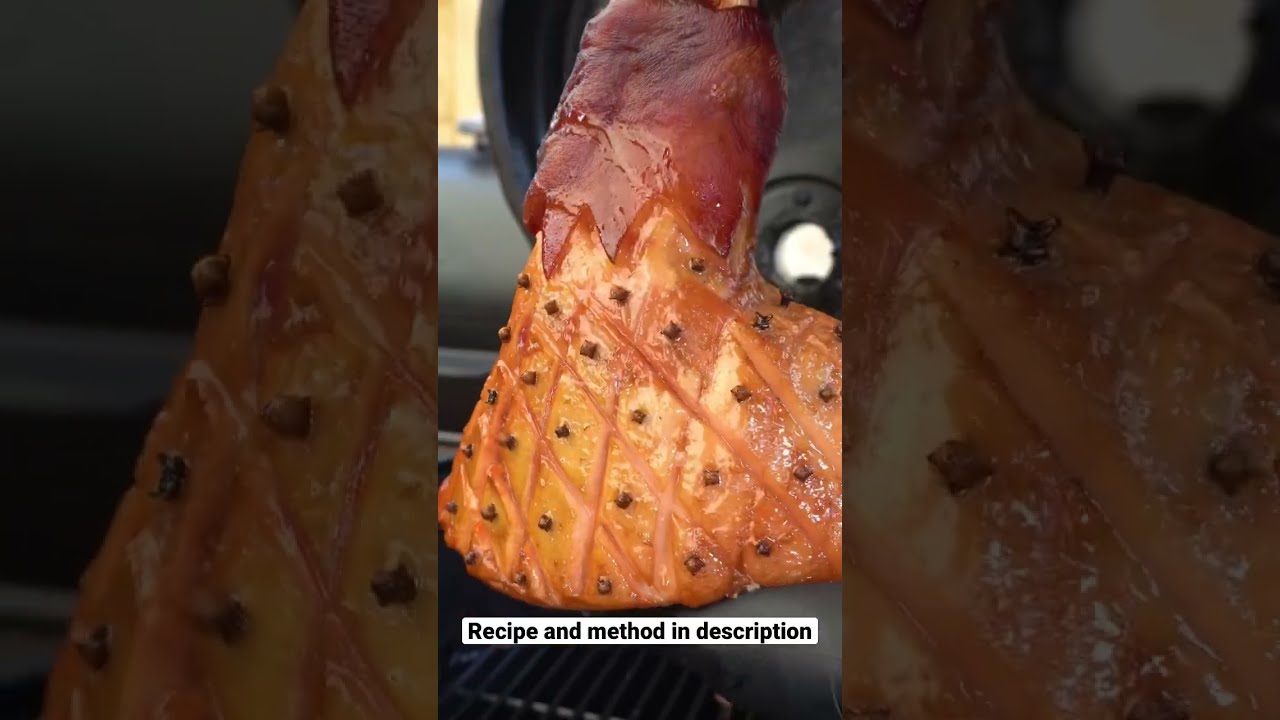 Christmas Ham Recipe! Method in Description! #shorts