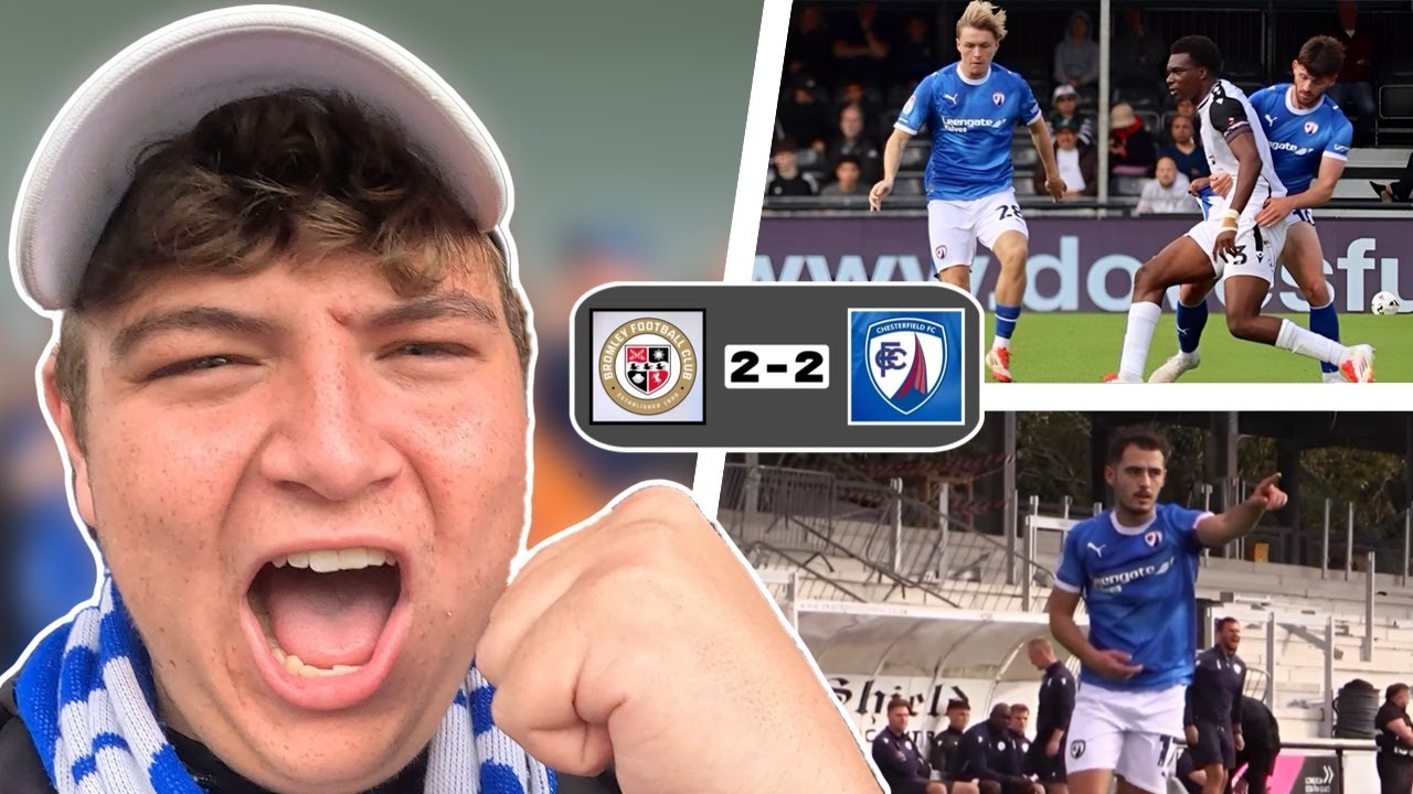 SPIREITES COME HOME WITH A POINT AWAY AT BROMLEY! MATCHDAY VLOG! Bromley 2-2 Chesterfield