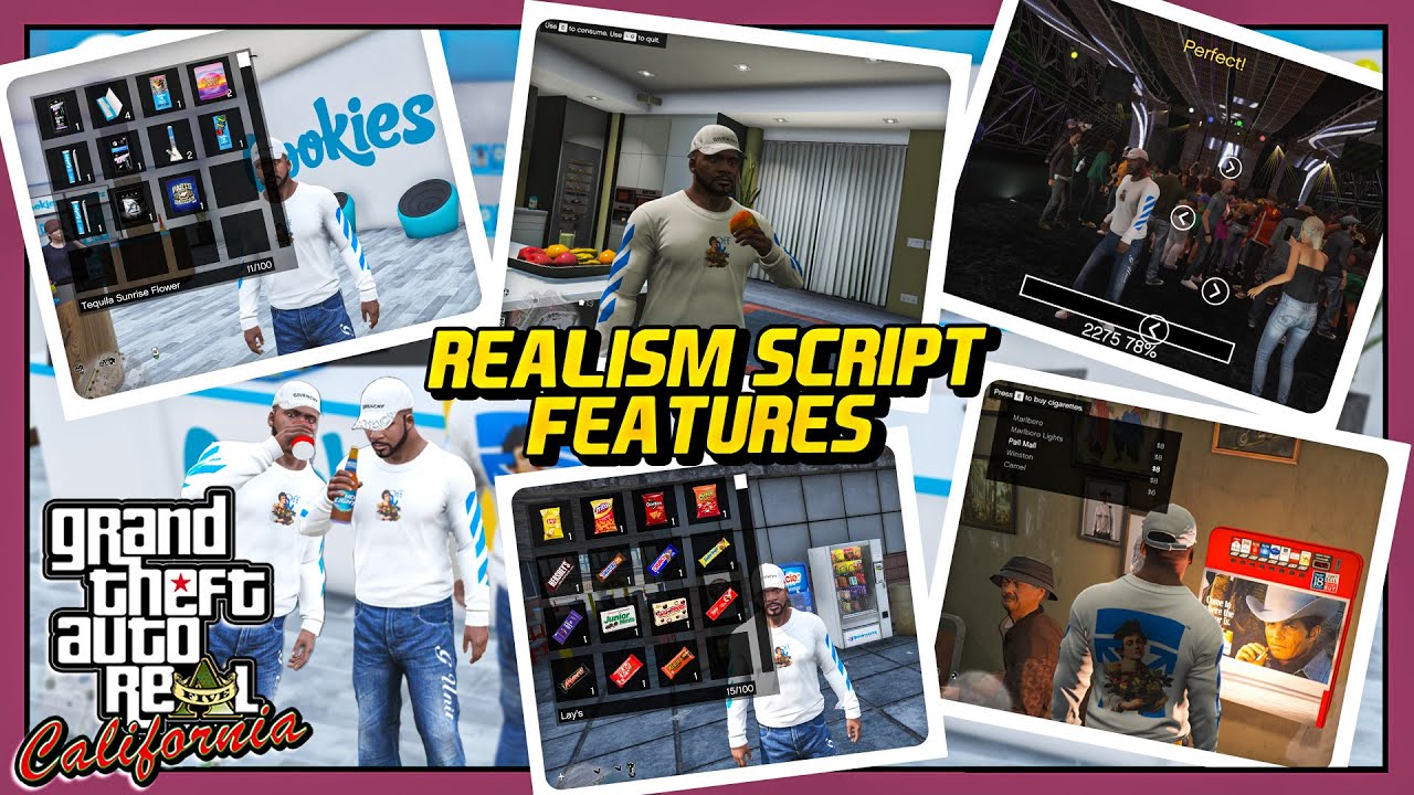 What can you do in Biggest GTA 5 Mod 5Real with Realism Script ❓ ► 5Real & LA Revo 2.0 Gameplay